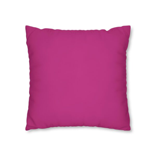 "Namast'ay Home With My Horse" - Marbled Orange & Fuchsia on Pink Pillow COVER - Image 10