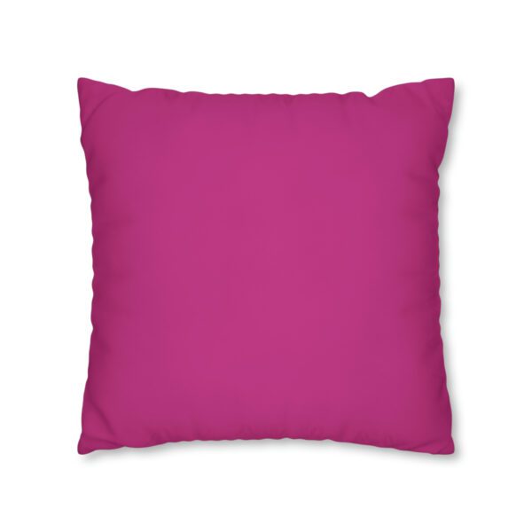 "Namast'ay Home With My Horse" - Marbled Orange & Fuchsia on Pink Pillow COVER - Image 17