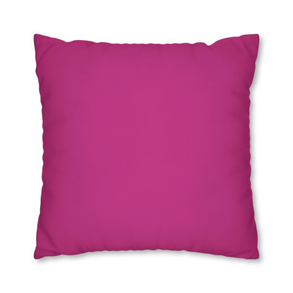 "Namast'ay Home With My Horse" - Marbled Orange & Fuchsia on Pink Pillow COVER - Image 31